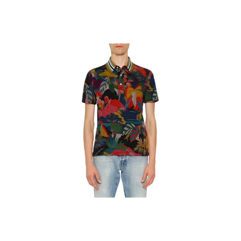 Valentino Polo Shirts Men Multicolor-3