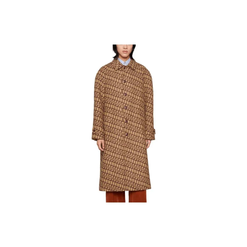 GUCCI Coats Men Camel-4