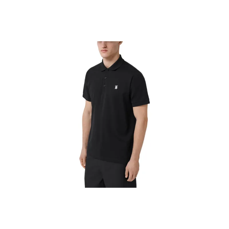 Burberry SS22 Polo Shirt Men's Black-3