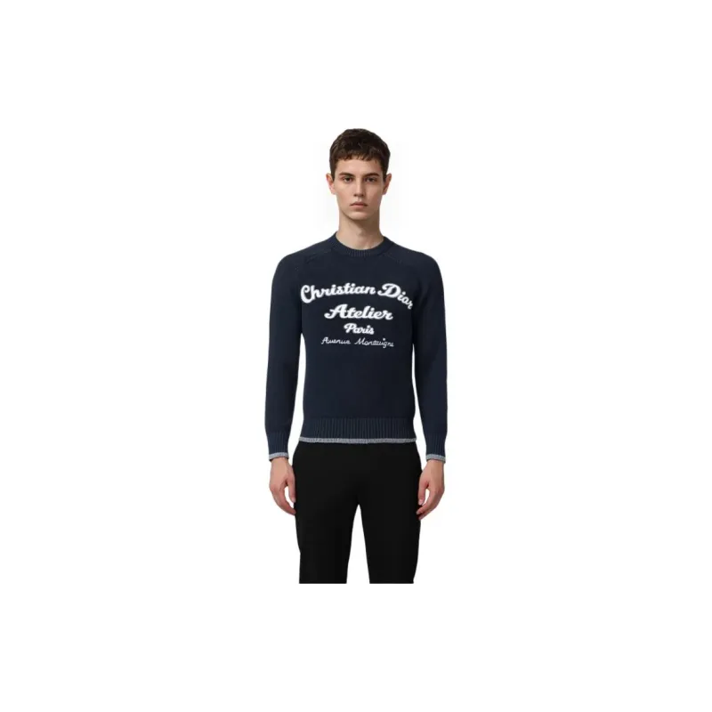 DIOR Quarterly New Products Sweaters Men Black-5