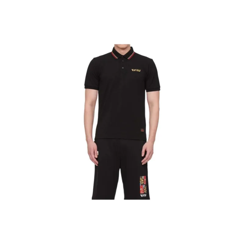 EVISU Polo Shirts Men Black-2