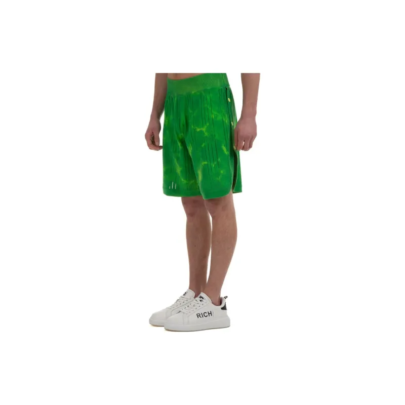 GCDS Casual Shorts Men Green-4