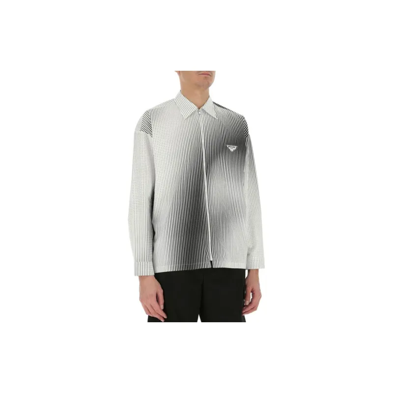 PRADA Shirts Men White-4