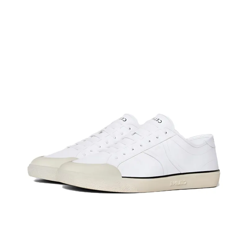 CELINE AS 01 ALAN Anti Slip Wear Resistant Low Top Skateboard Shoes Men's White-2