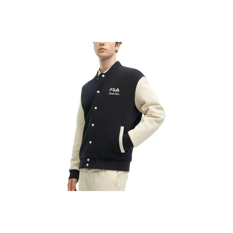 FILA Baseball Jacket Coat Men's Legend Blue-3