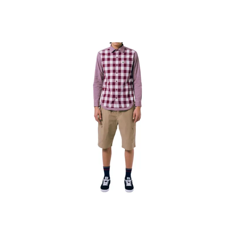 LACOSTE Shirts Men Red-4