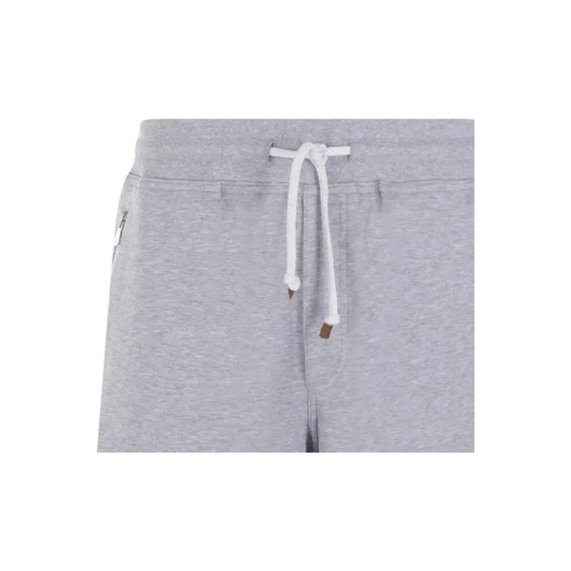 Brunello Cucinelli Sports Shorts Men Gray-2