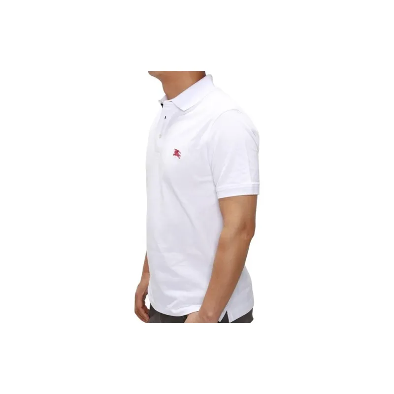 Burberry Polo Shirt Men's White-5