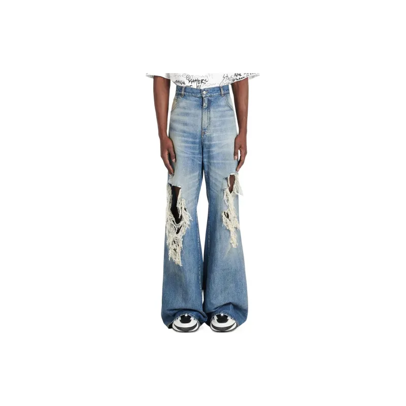 BALMAIN Jeans Men Blue-2