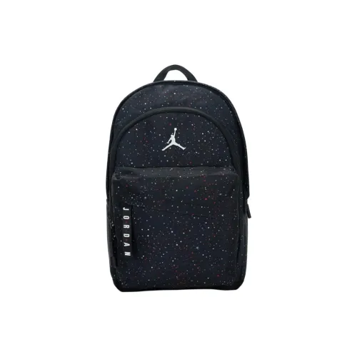Jordan Polyester Backpack Medium Size Unisex Black