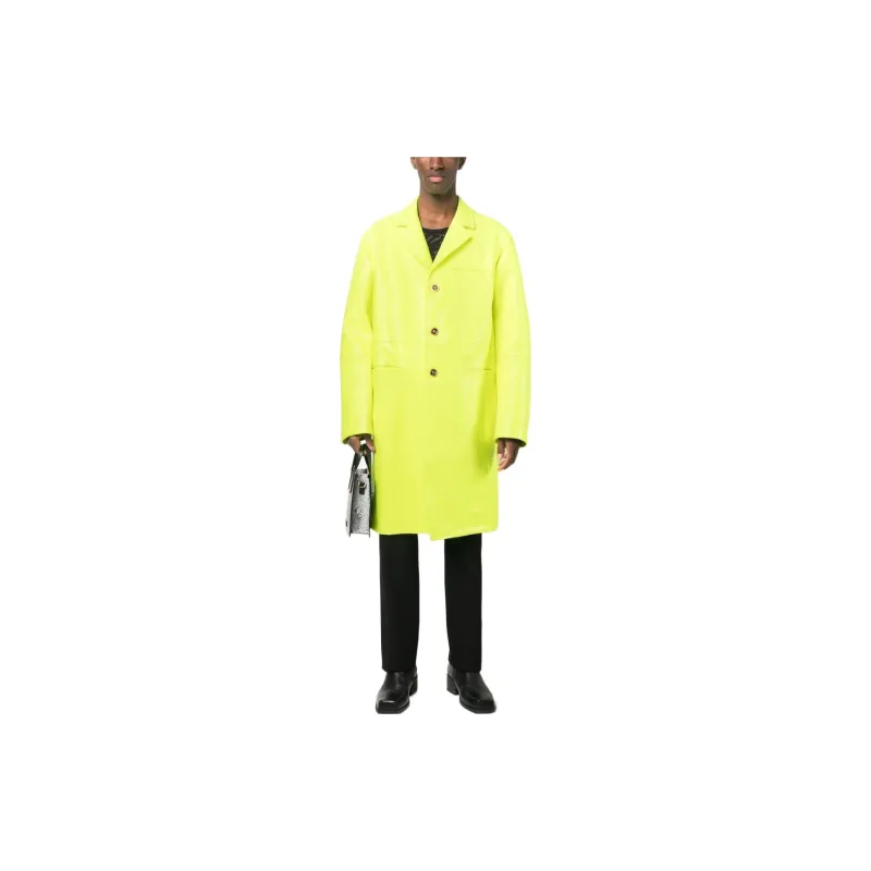 VERSACE Coats Men Neon Green-1