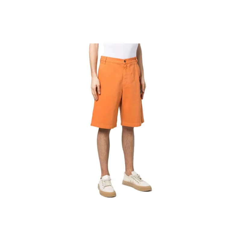 Jacquemus Casual Shorts Men Honey Citrus Orange-3