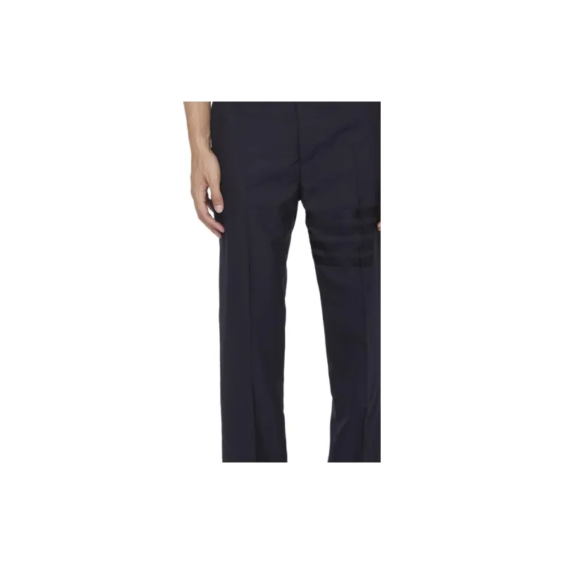 THOM BROWNE 4 Bar Stripe Detailed Trousers-4
