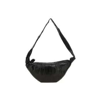 Lemaire Cotton Croissant Bag, Handbag, Shoulder Bag Medium Size Women's Brown