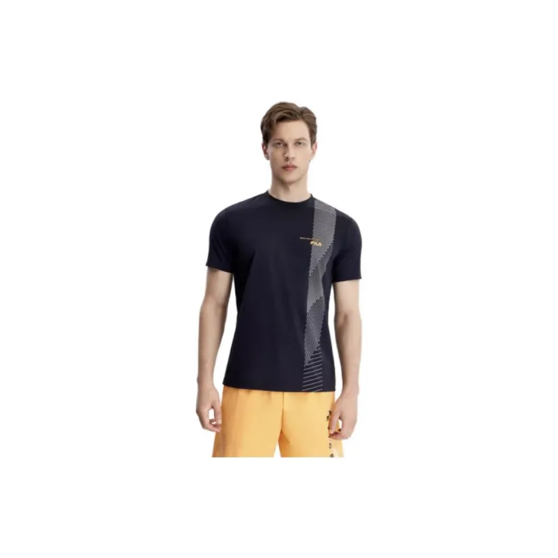 FILA T Shirts Men Black-2