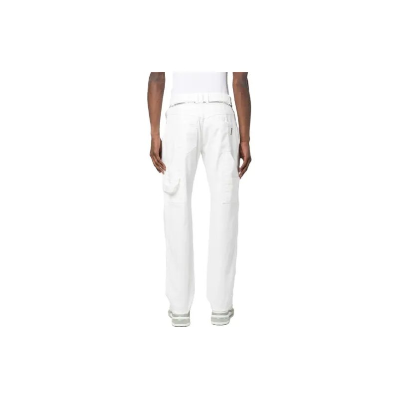 BALMAIN Straight Denim Cargo Pants-2