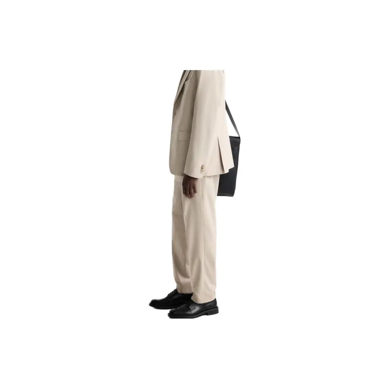 ZARA Suit Trousers Men Brown-4