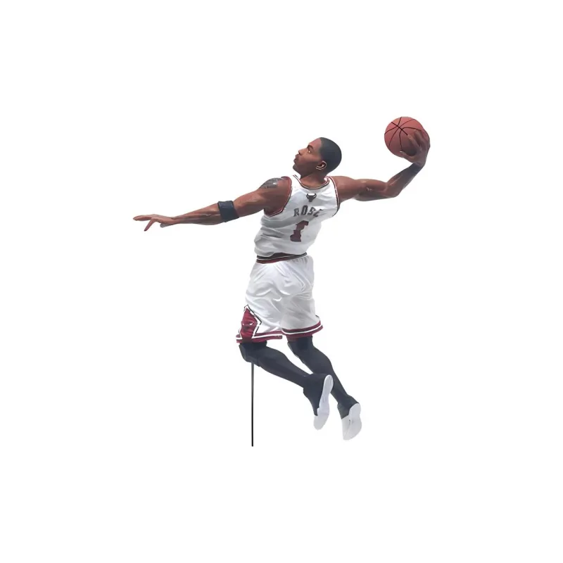 McFARLANE NBA Player Character Maikfan NBA Collection No. 20, Derrick Rose Scale Figures-4