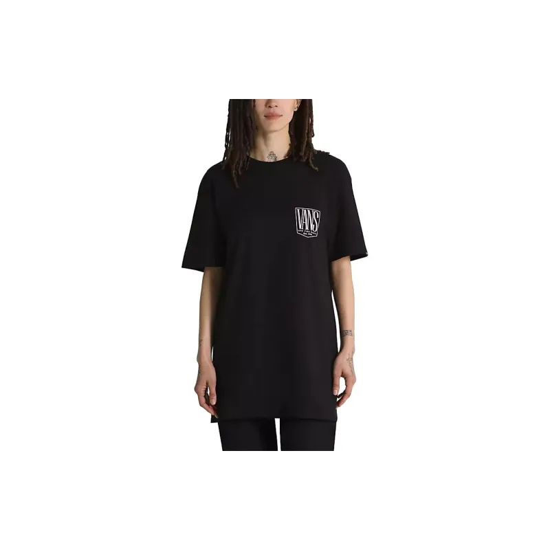 Vans ORIGINAL TALL TYPE SS T-Shirts Unisex Black-2