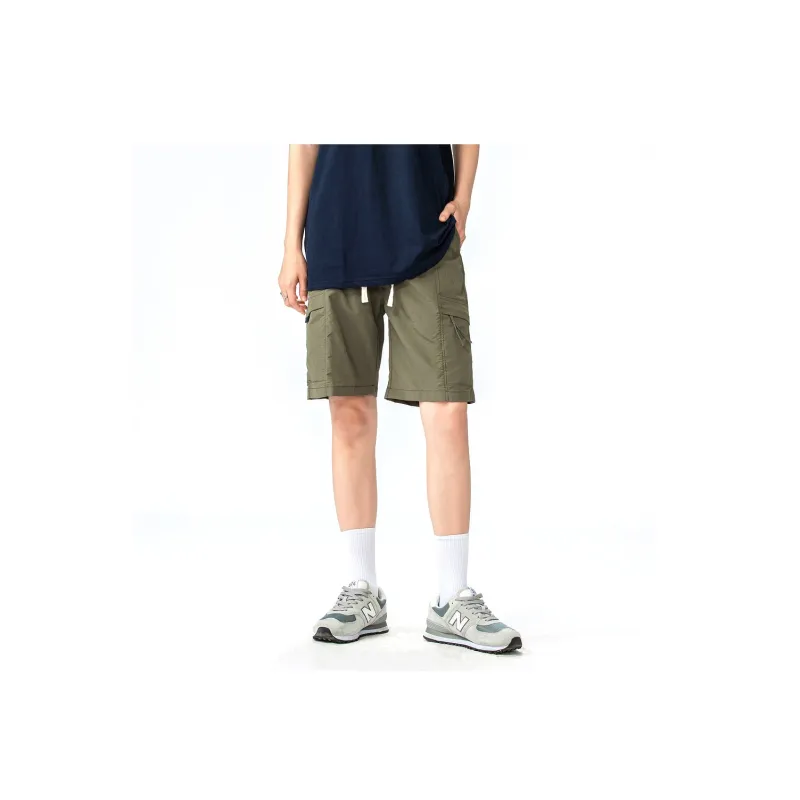 EMINU Casual Shorts Unisex Dark Violet-25