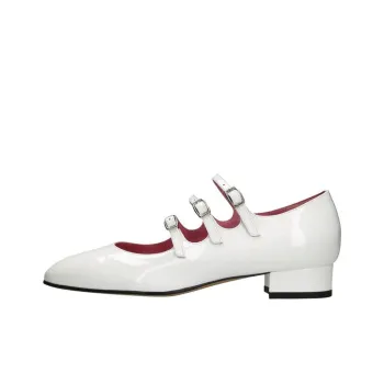 Carel Ariana Chunky Heel Mary Jane Shoes Women's White