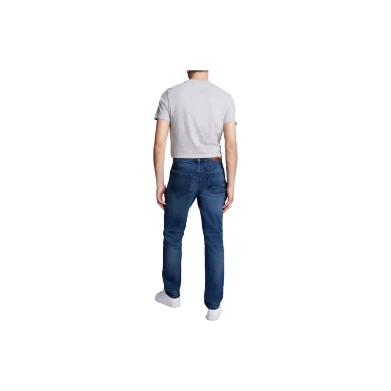 Tommy Hilfiger Denton Straight Fit Dark Blue Wash Jean Jeans Dark Tint Jeans Men's Blue-1