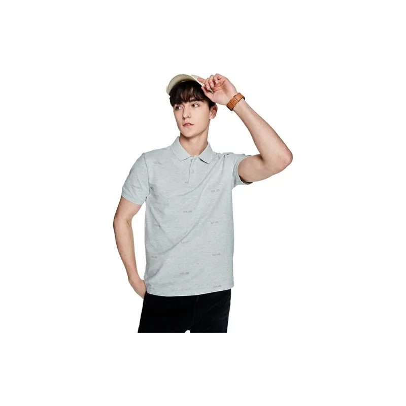 Lee Polo Shirts Men Heather Gray-4