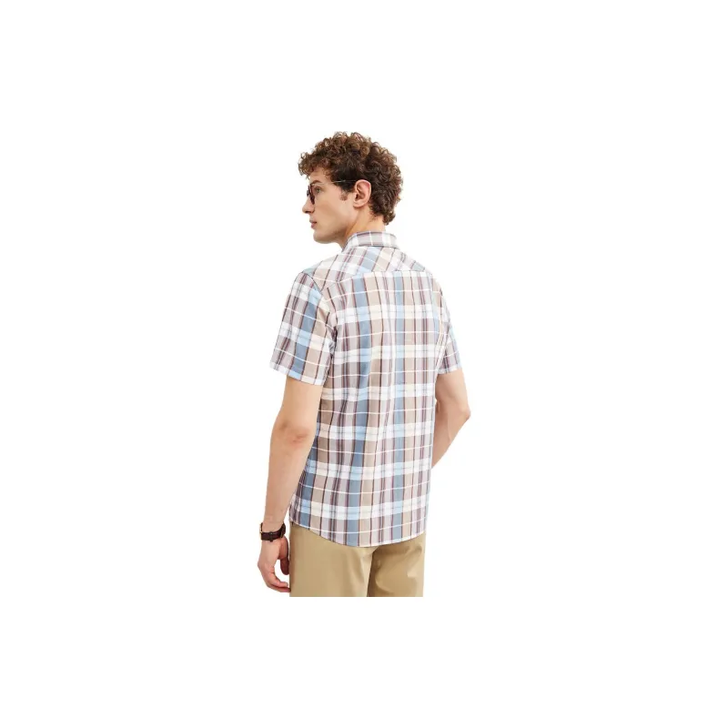 SEPTWOLVES Shirts Men Dark Apricot 702-2