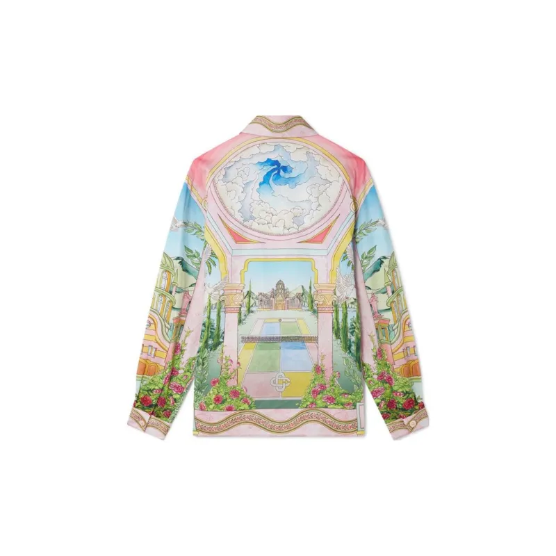 CASABLANCA Le Jardin Ideal Cotton Shirt-1