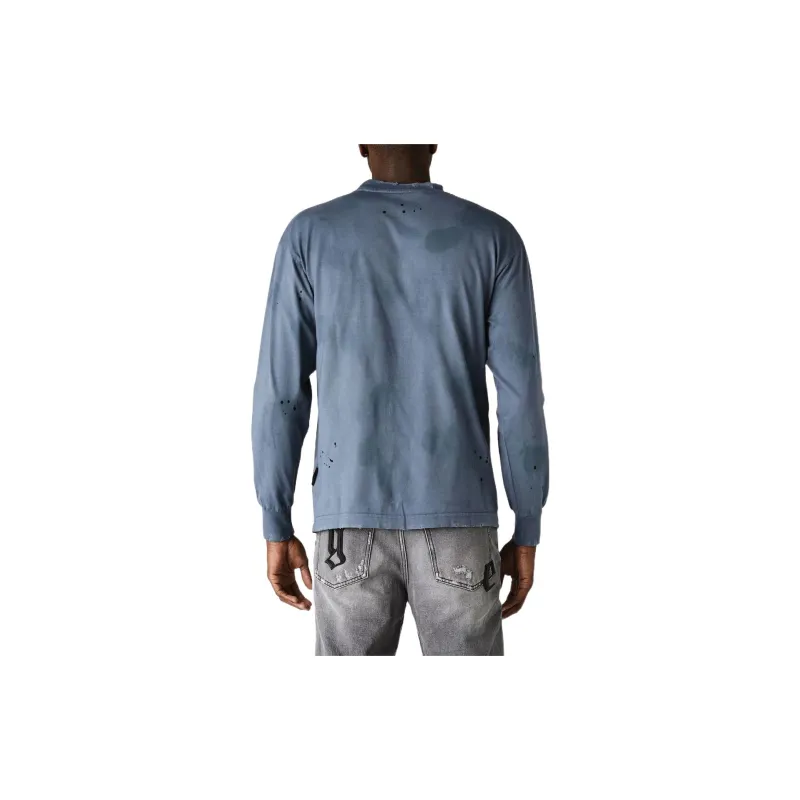 PALM ANGELS Sunset Palm Garmet Dyed Long Sleeve Sweatshirt-2