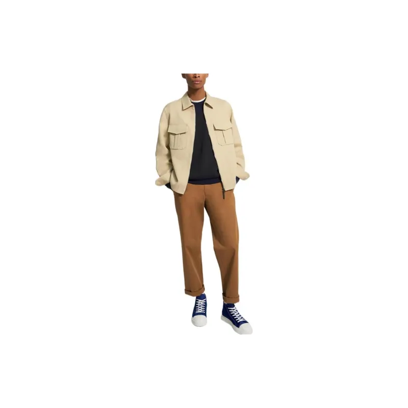 THEORY Jackets Men Milk White-1