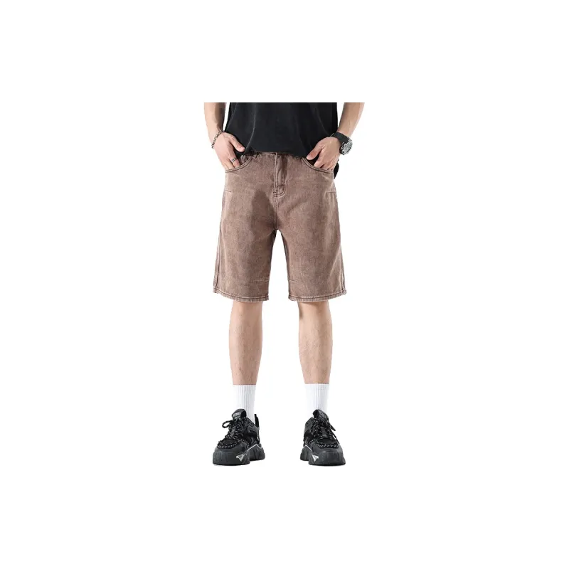 KGK Denim Shorts Men's Rusty Red-5