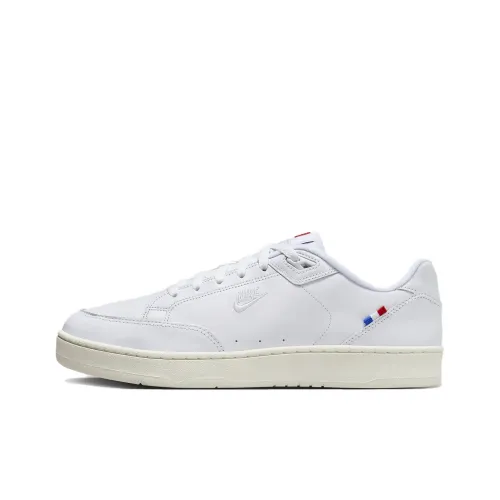 Nike Grandstand II Pinnacle Anti Slip And Wear Resistant Balance Support Low Top Skateboard Shoes Men's White