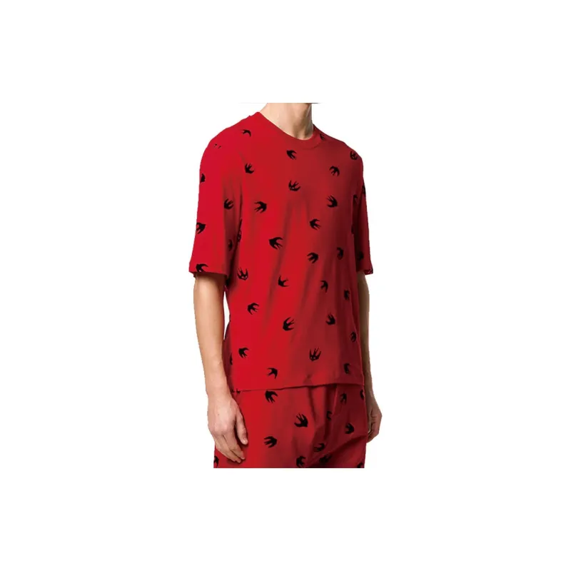 McQ Alexander McQueen T Shirts Men Red-3
