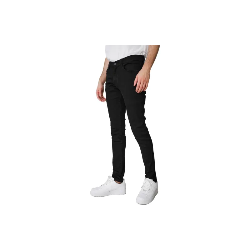 MOUSSY Jeans Men Black-7