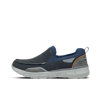 Skechers Anti Slip Wear Resistant Low Top Casual Shoes Men's Blue