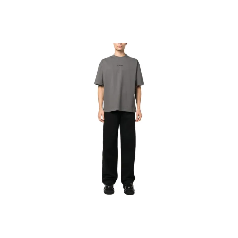 Balenciaga FW22 T Shirt Regular Fit Men's Gray-1