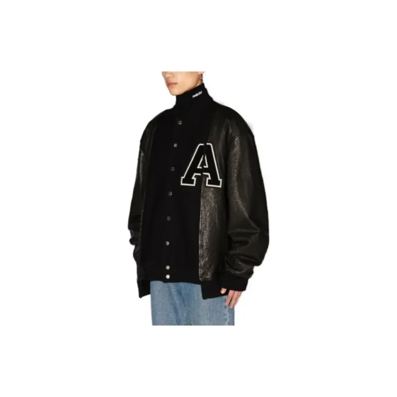 AMBUSH A Patch Varsity Jacket-3
