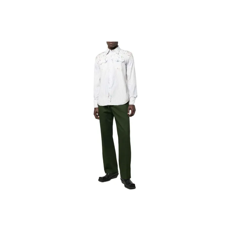 MARNI Casual Pants Men Green-3