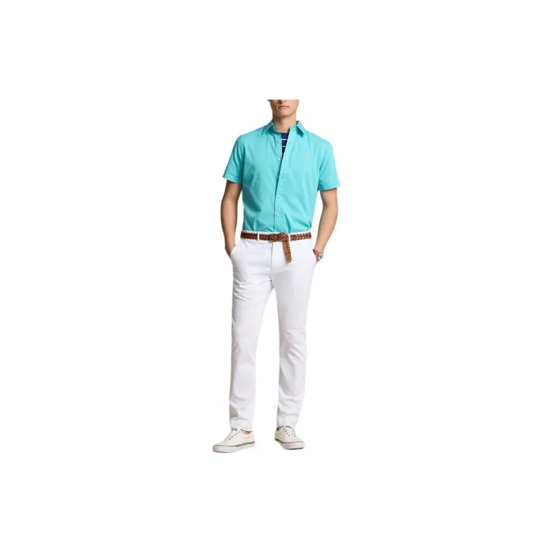 Polo Ralph Lauren SS24 Shirt Men's Turquoise-1