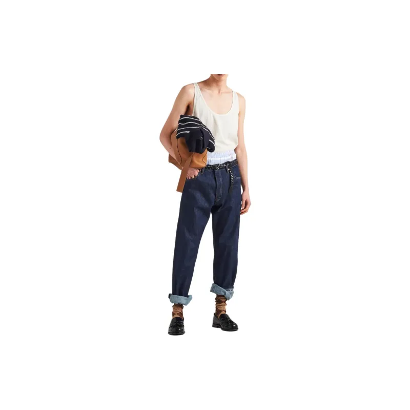 PRADA Linen And Cotton Tank Top-1
