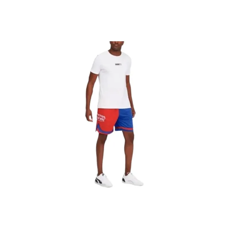 PUMA Super Mario Casual Shorts Men's Red-3