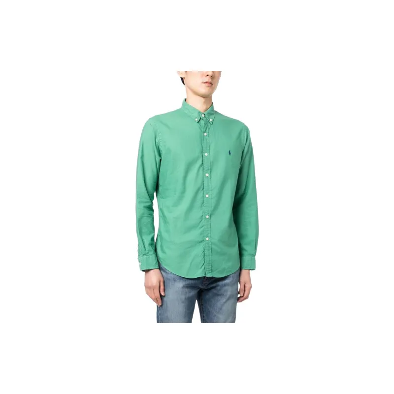 Polo Ralph Lauren SS23 Shirt Men's Jade Green-4