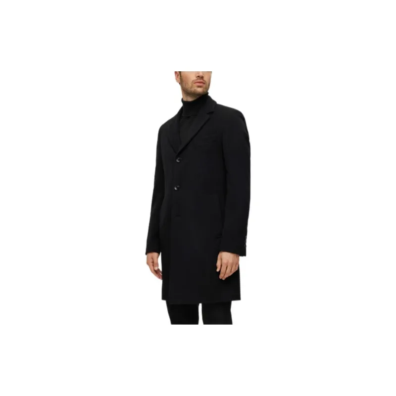 HUGO BOSS Coats Men Black-3