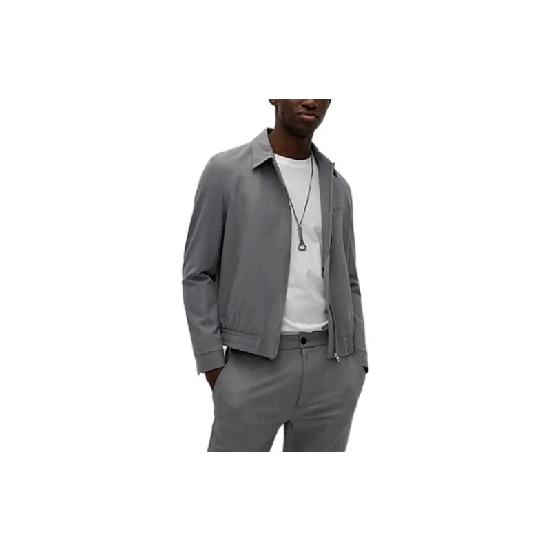 HUGO BOSS SS22 Jackets & Coats Men's Gray-2
