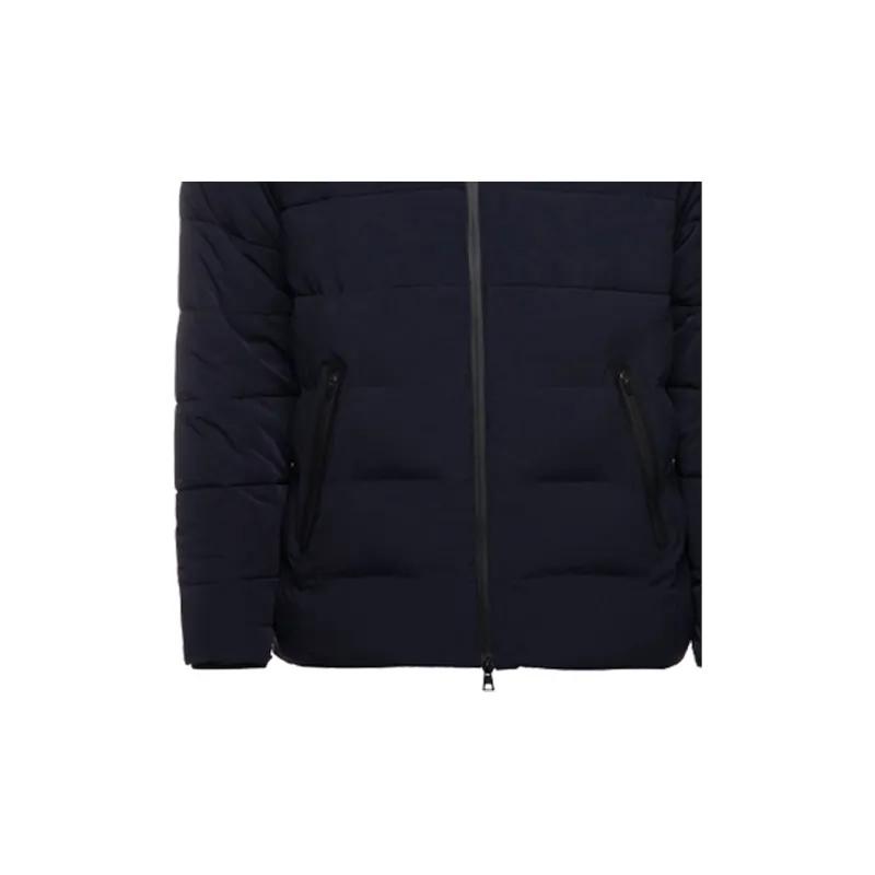 EMPORIO ARMANI EA7 Puffer Jacket Men's Navy Blue-5