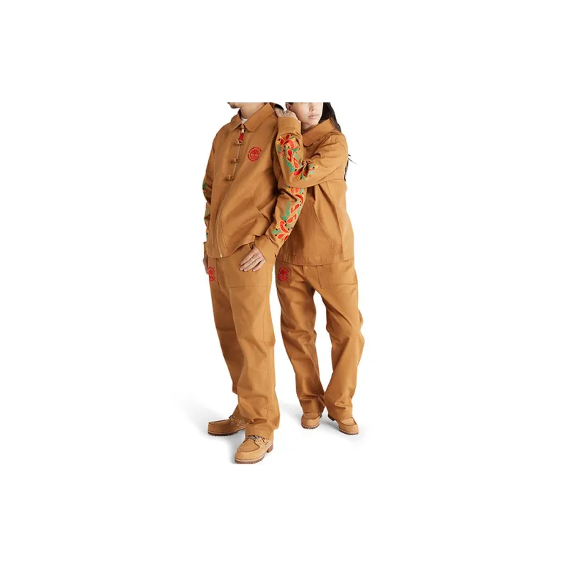 Clot X Timberland X CLOT Jackets Unisex Khaki-1