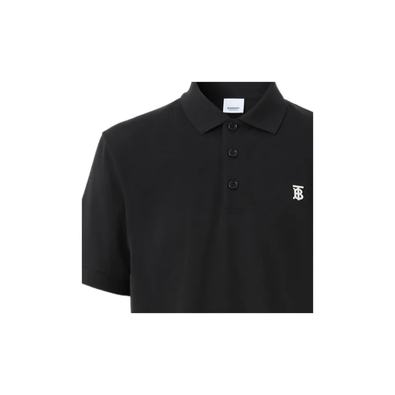 Burberry SS22 Polo Shirt Men's Black-4