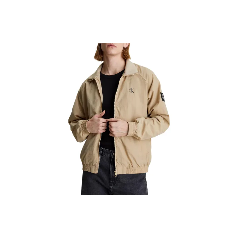 CALVIN KLEIN Jackets Coats Europe Version Men's Travertine-2