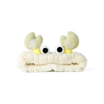 Specialoutlook Velvet Washcloth Hair Tie Headband With Detachable Face Mask And Washcloth With Clips Hair Bands Unisex